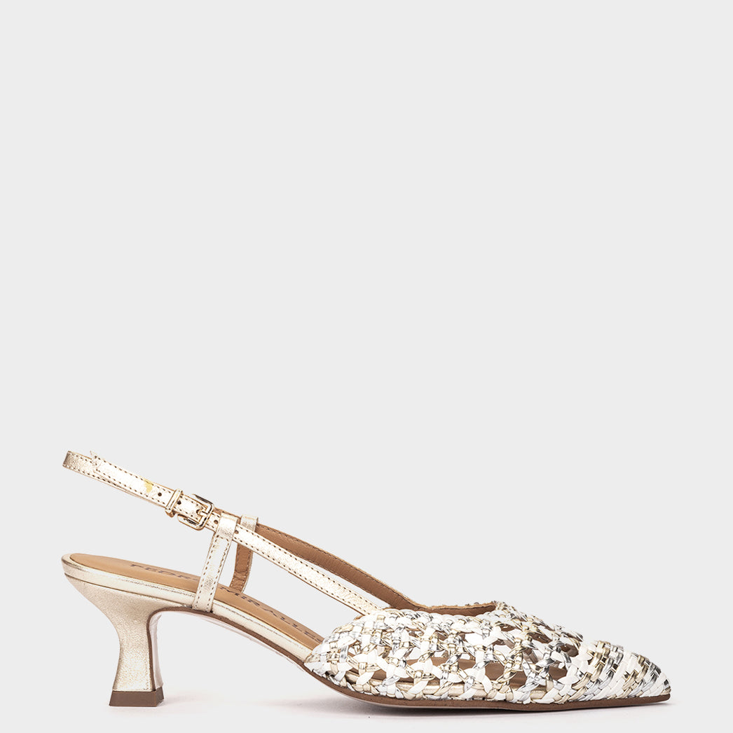 TRENZADO BLANCO/METAL