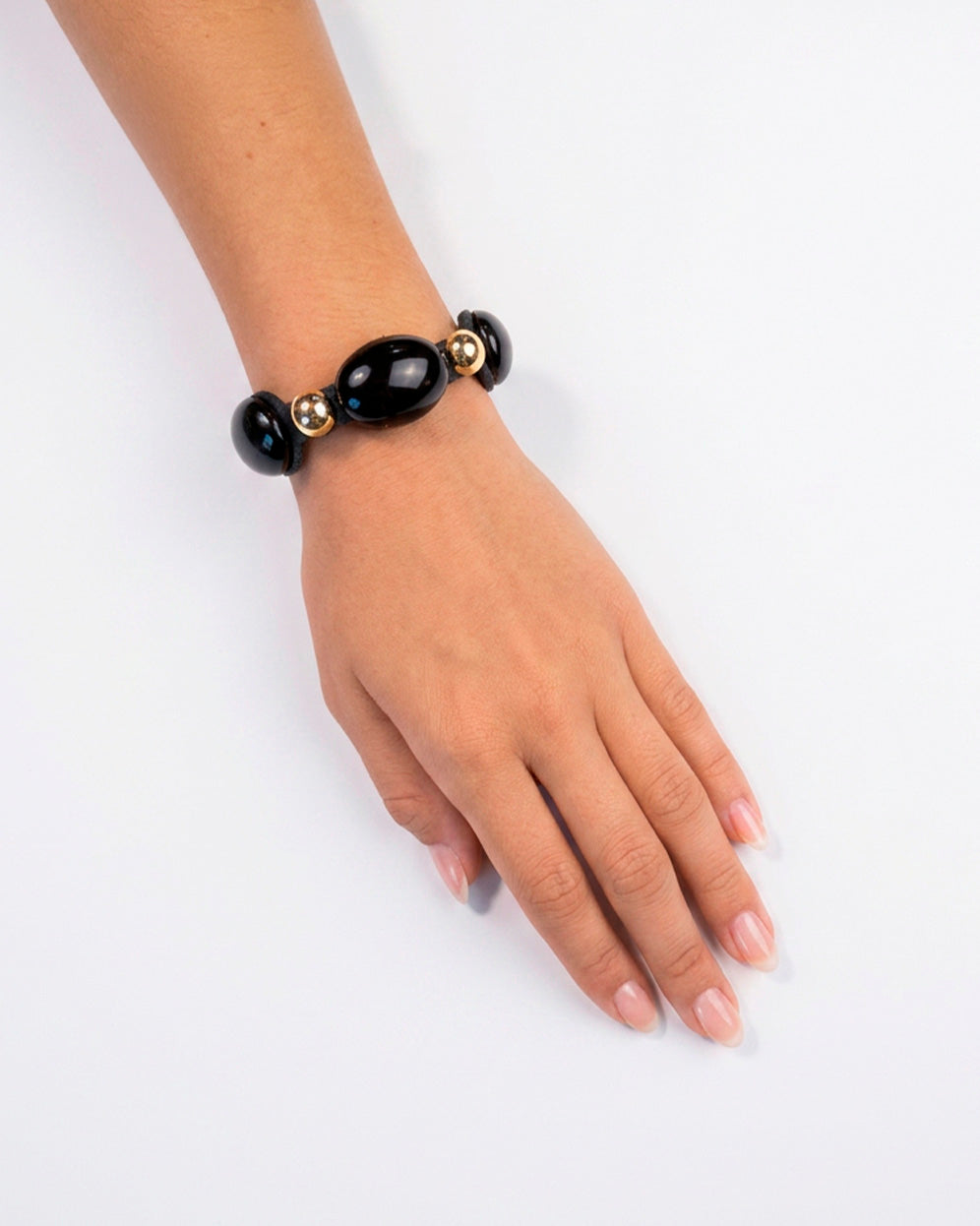 PULSERA PIEDRAS NEGRO