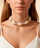 COLLAR PIEDRAS BLANCO